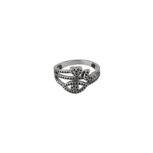 Cargar imagen en el visor de la galería, Anillo Black ojo, luna y corazón
