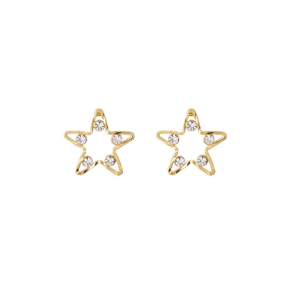 Aretes Contorno Estrella Zirc
