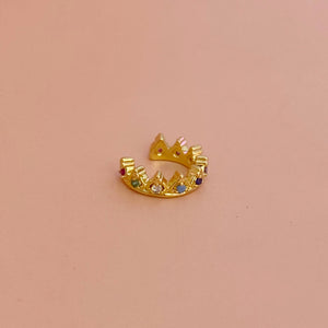 Earcuff Corona multicolor zirc