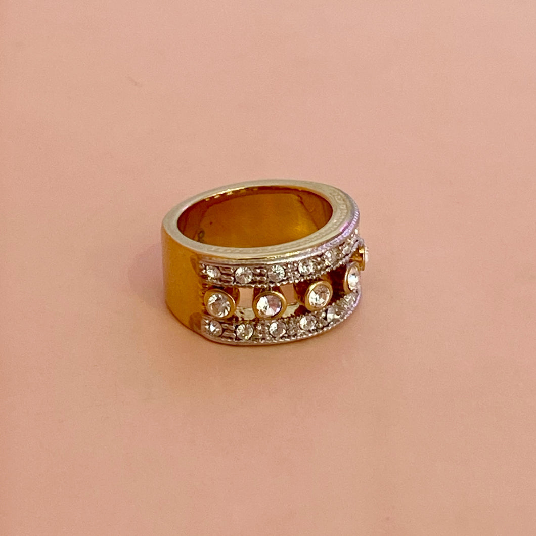 Anillo Cruadado zirconias