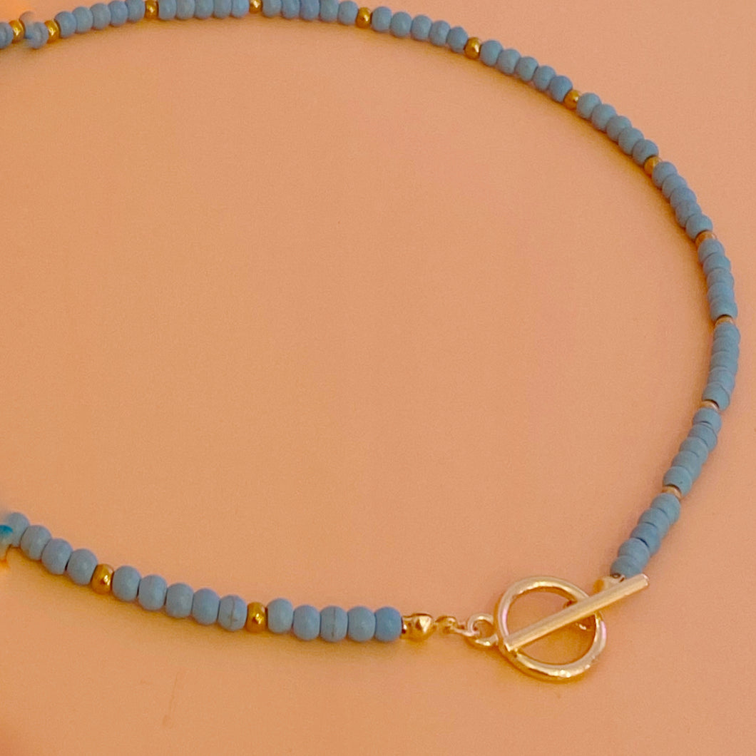 Collar turquesa locket