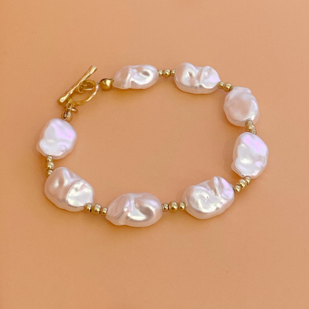 Pulsera Perlas locket