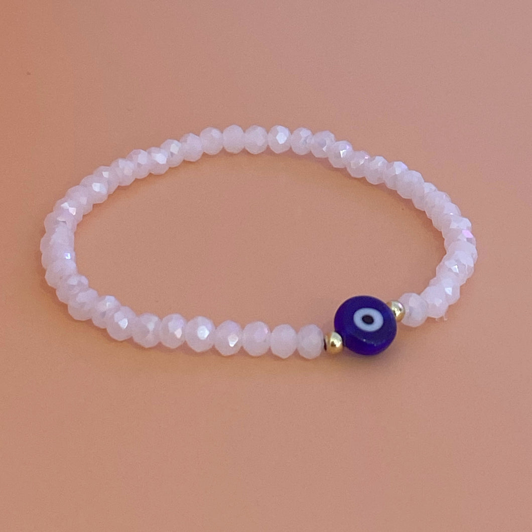 Pulsera ajustable ojo turco