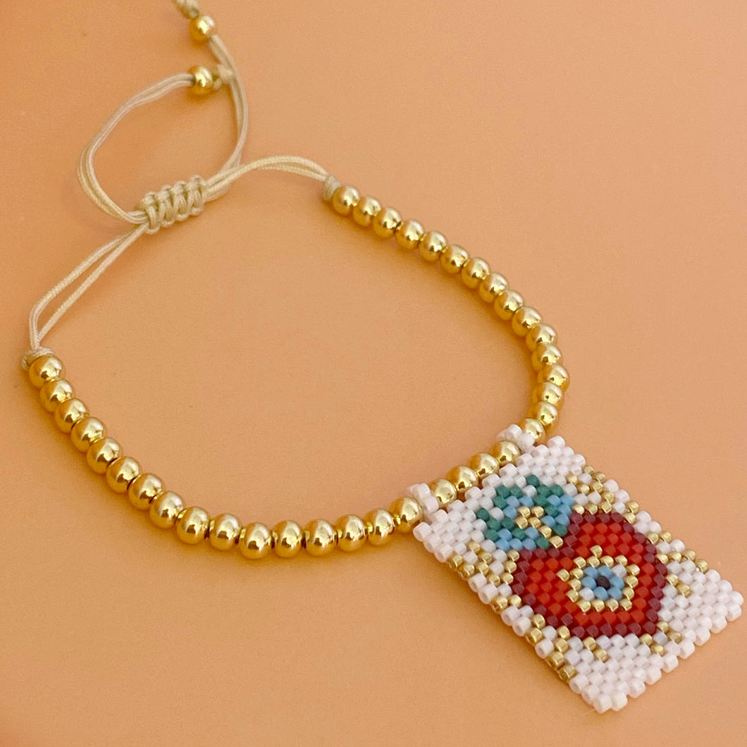 Pulsera hilos sagrado corazón