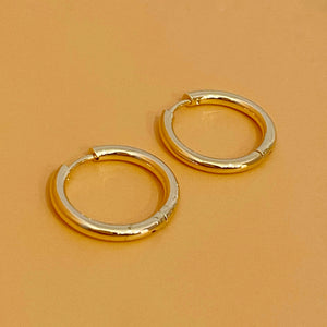 Hoops Dona Rose Gold