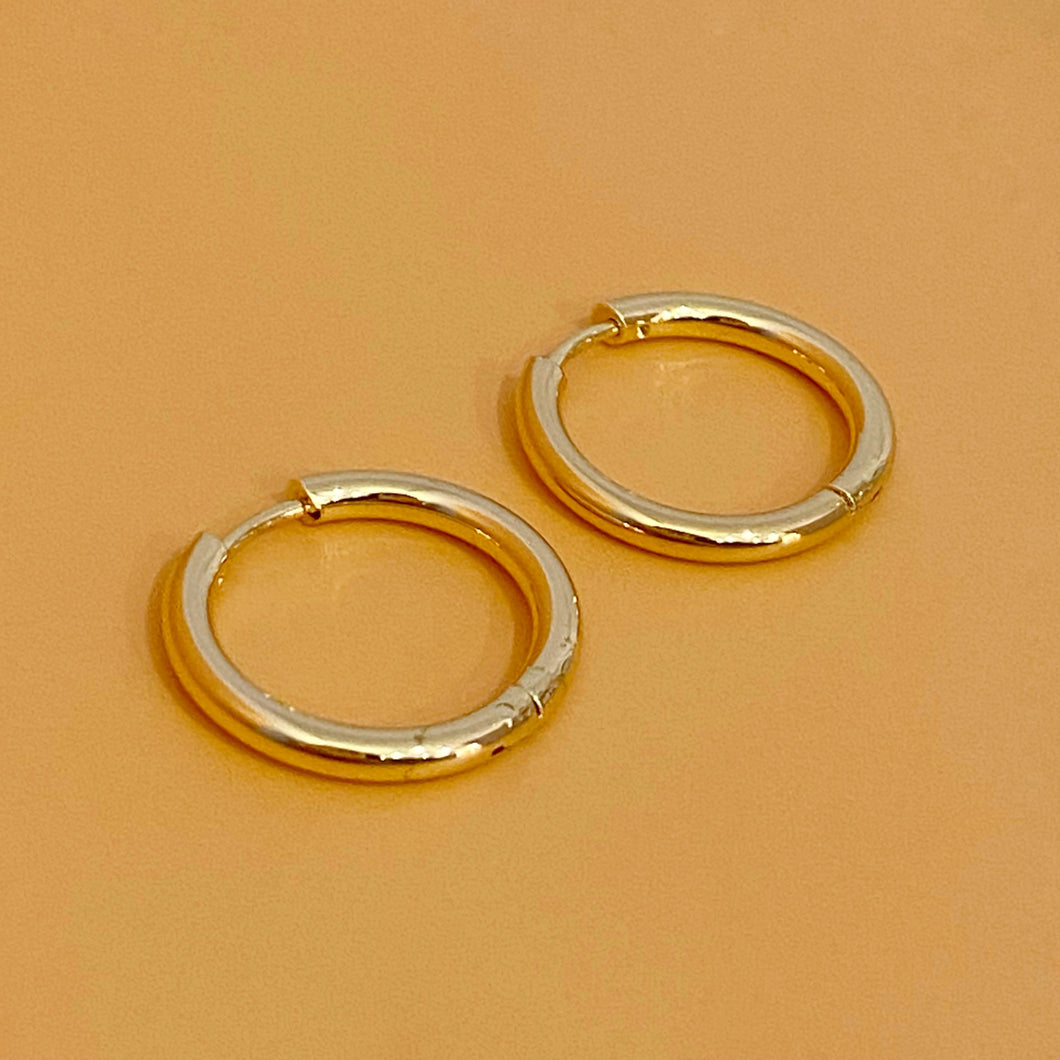 Hoops Dona Rose Gold