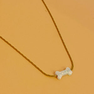 Collar hueso opalo