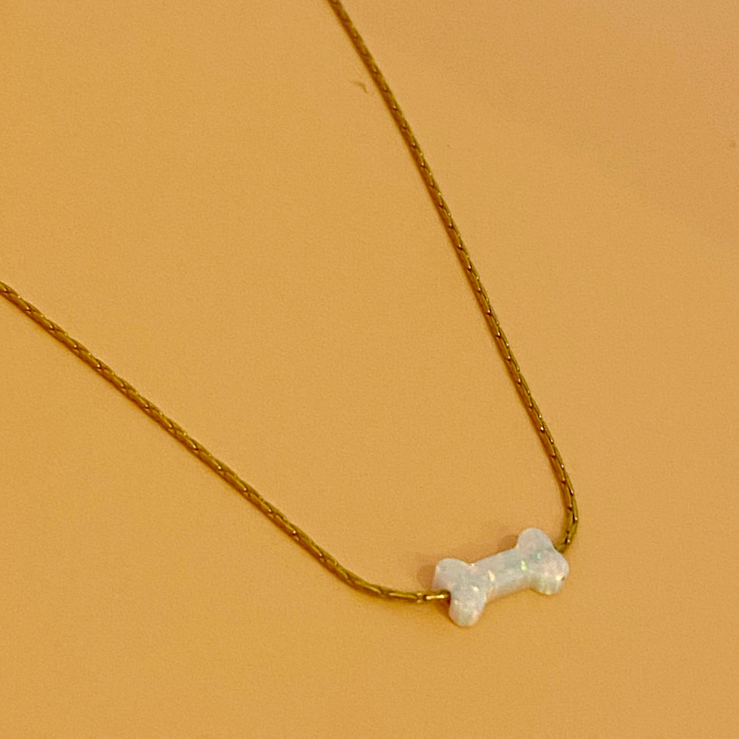 Collar hueso opalo