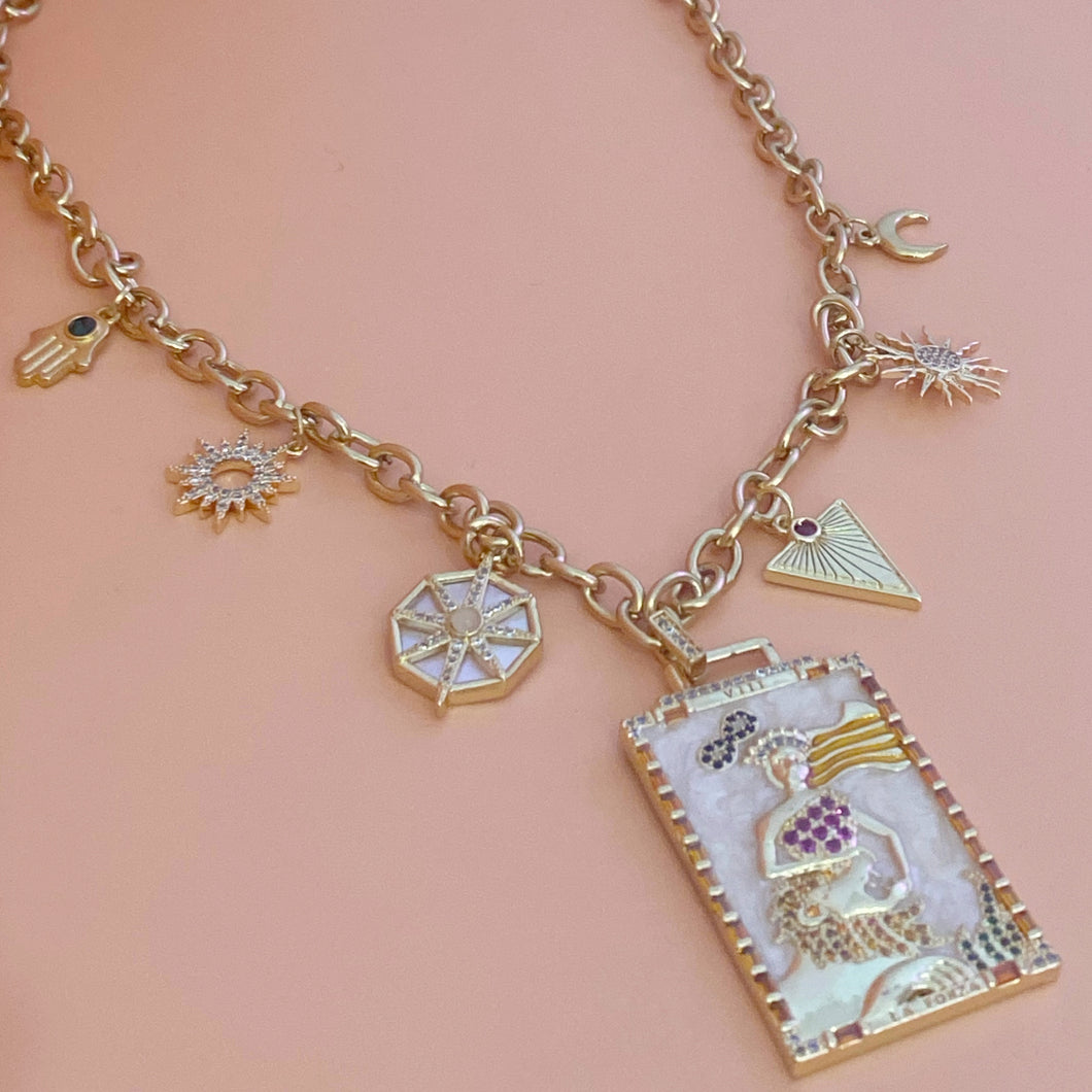 Collar Multicharms Carta Astral