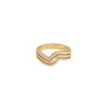 Cargar imagen en el visor de la galería, Anillo Ondas Cristal

