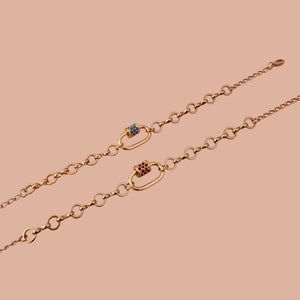 Pulsera Candado Zirconia