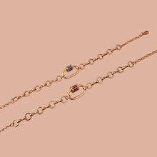 Cargar imagen en el visor de la galería, Pulsera Candado Zirconia
