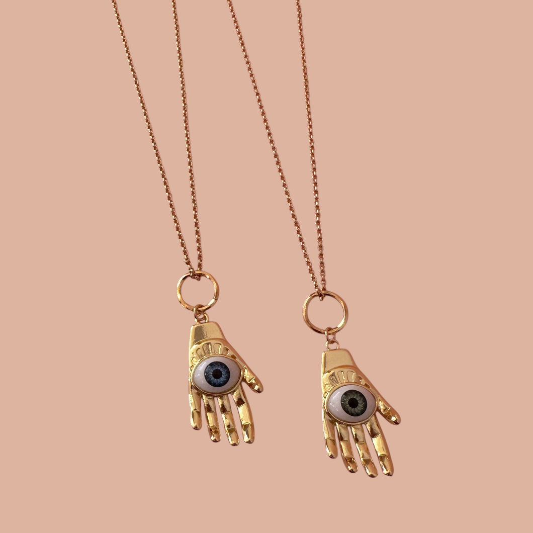 Collar Hamsa/Ojo Maxi