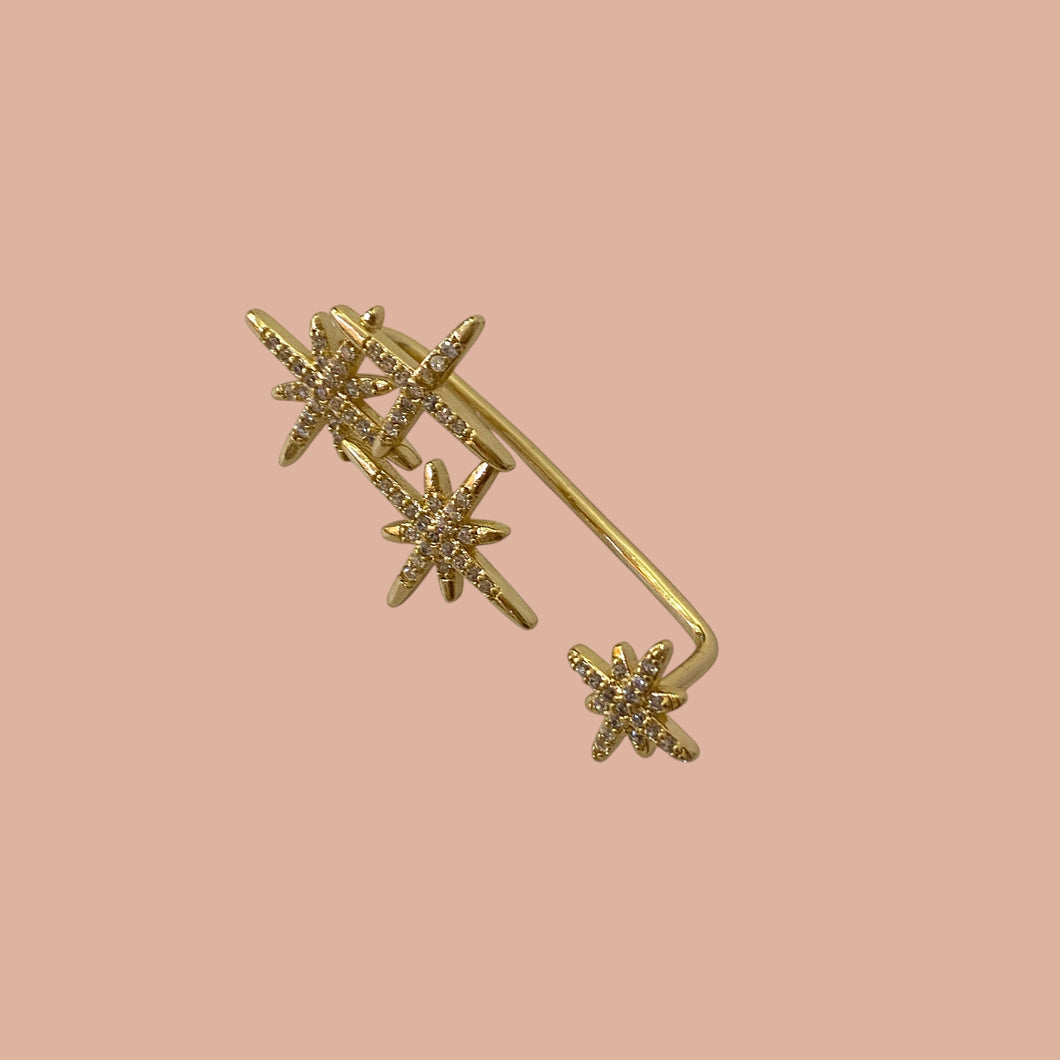 Earcuff 4 estrellas zirc