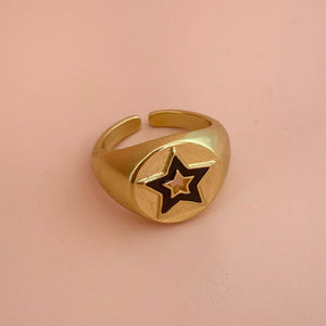 Anillo Estrella Black