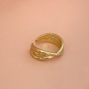 Anillo Cruz triple