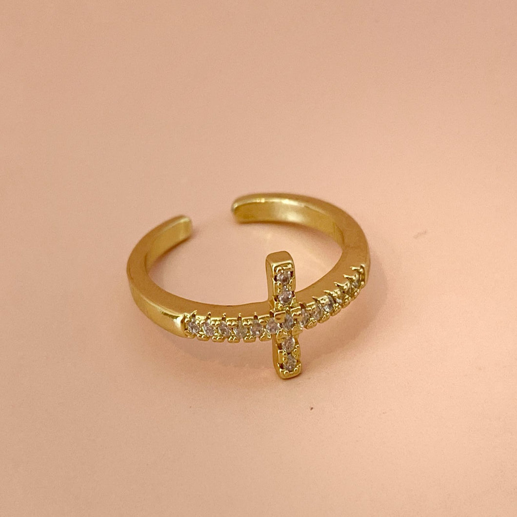 Anillo cruz zirc
