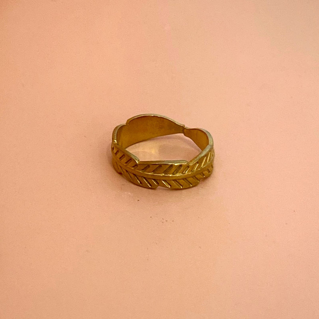 Anillo Hojas