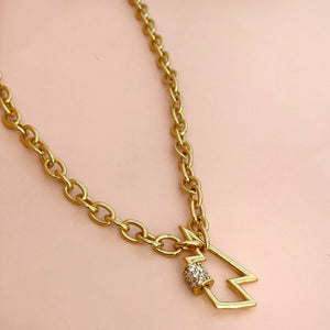 Collar Candado Rayo