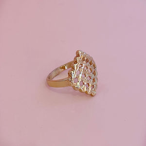 Anillo Rombo Troquelado
