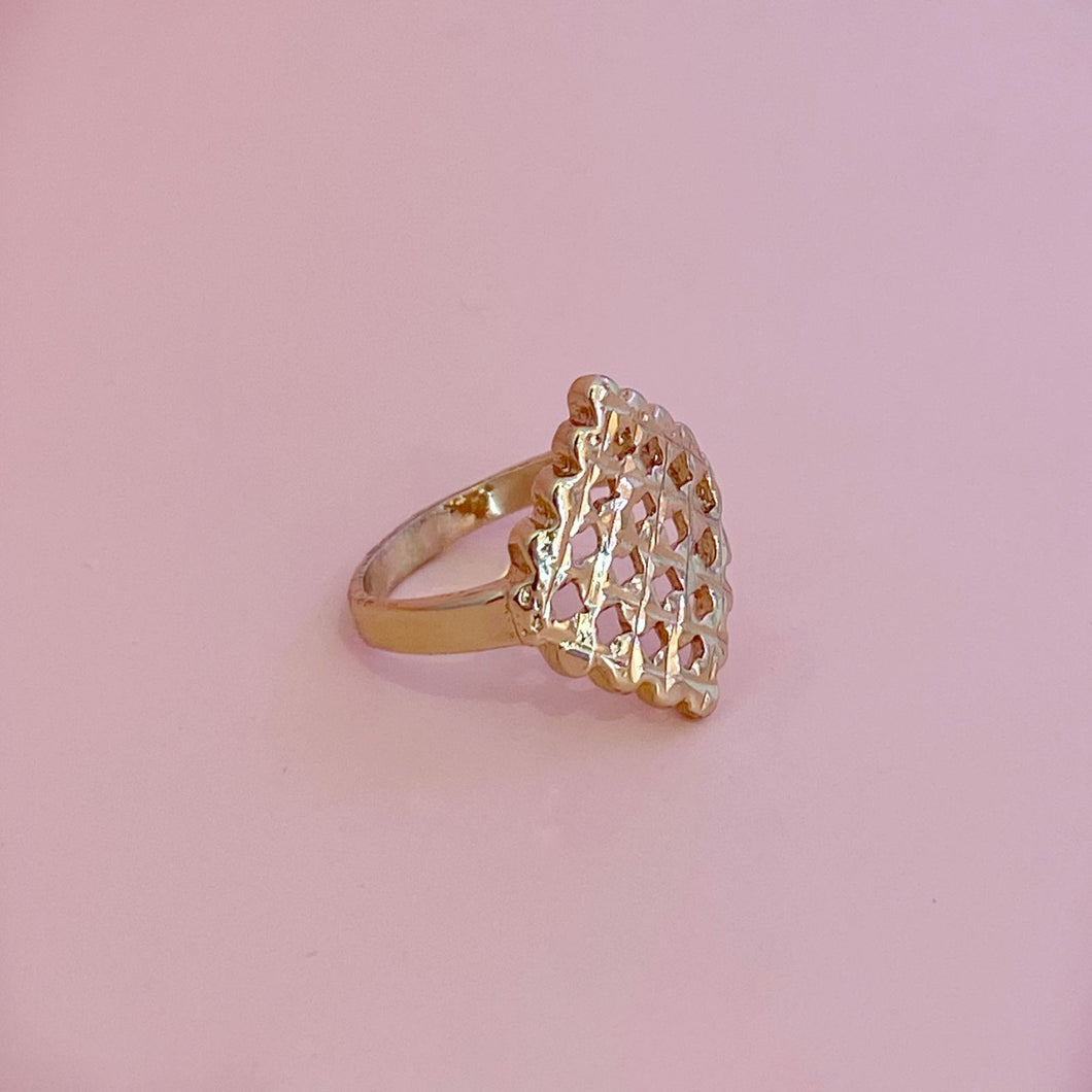 Anillo Rombo Troquelado