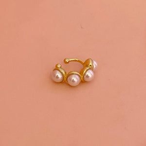 Earcuff 4 perlas