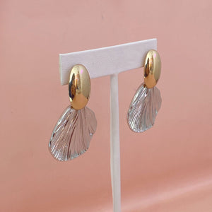Aretes Bicolor Almeja