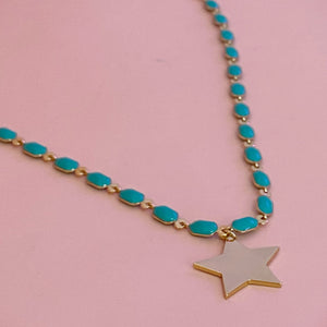 Collar Turquesa Estrella