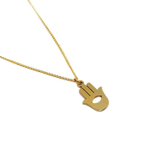 Collar Hamsa Dorada
