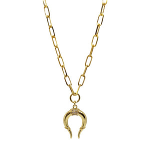 Collar Gold Horn Bold