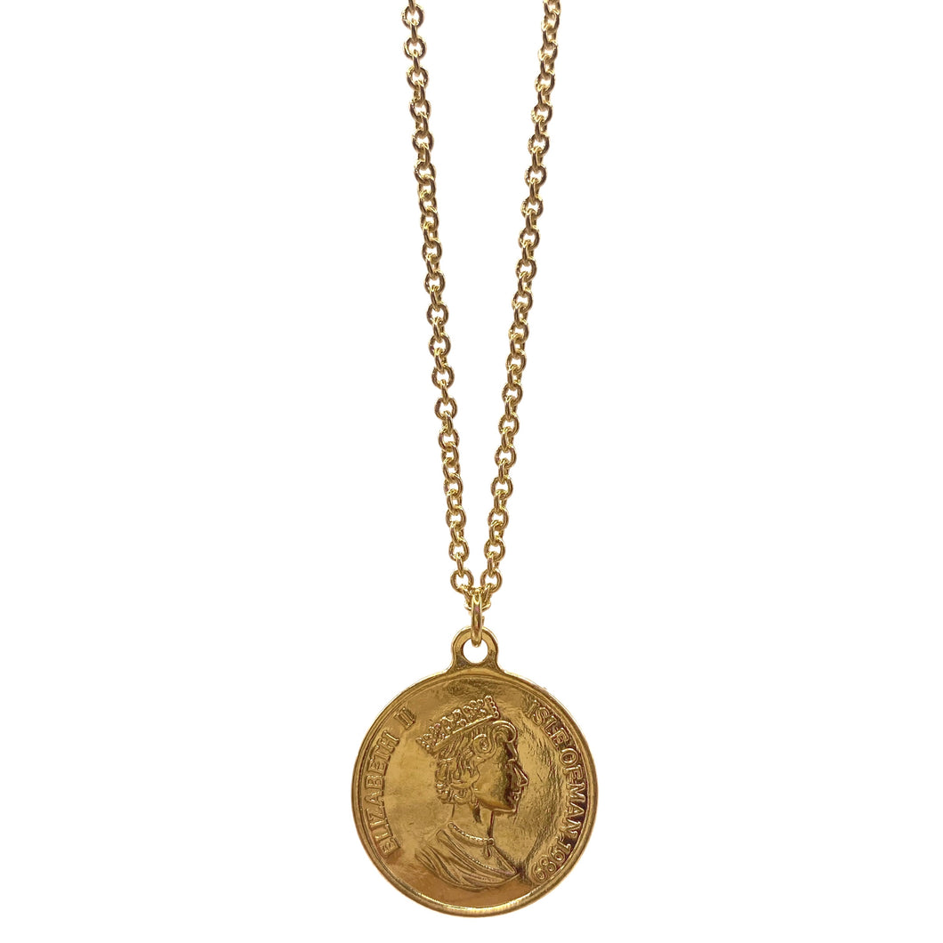 Collar Moneda Elizabeth