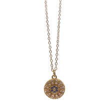 Cargar imagen en el visor de la galería, Collar Medalla Estrella Zirc Black
