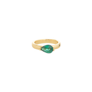 Anillo Gota Esmeralda
