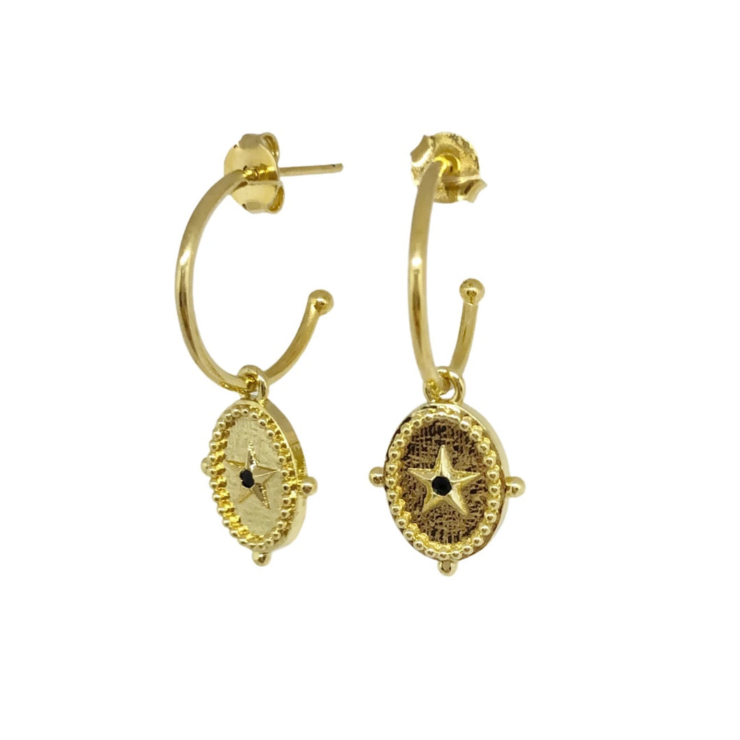 Star Mini Hoops