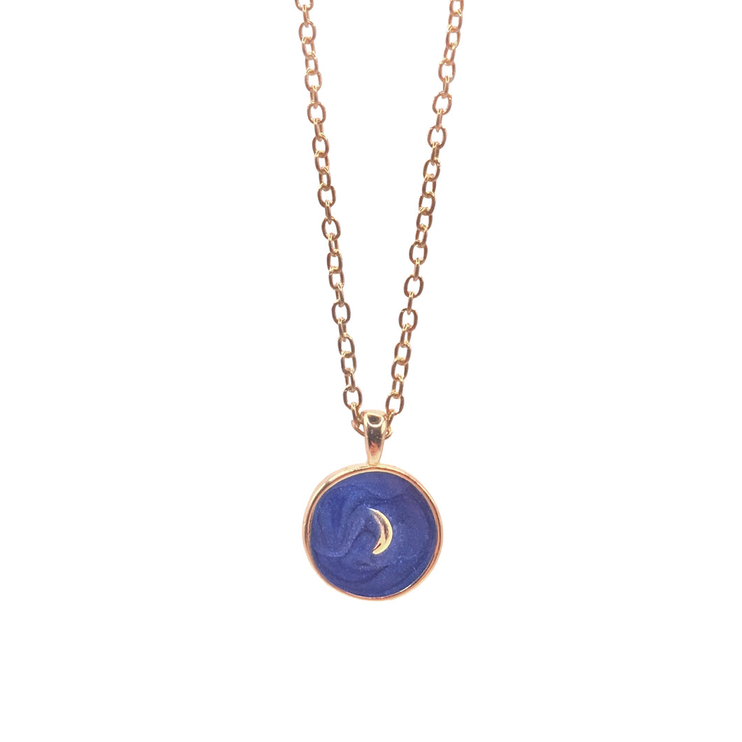 Medalla Azul Luna Mini
